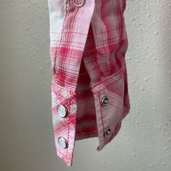 INC International Concepts Snap Down Full Sleeve Top Size L EUC - Picture 8 of 9